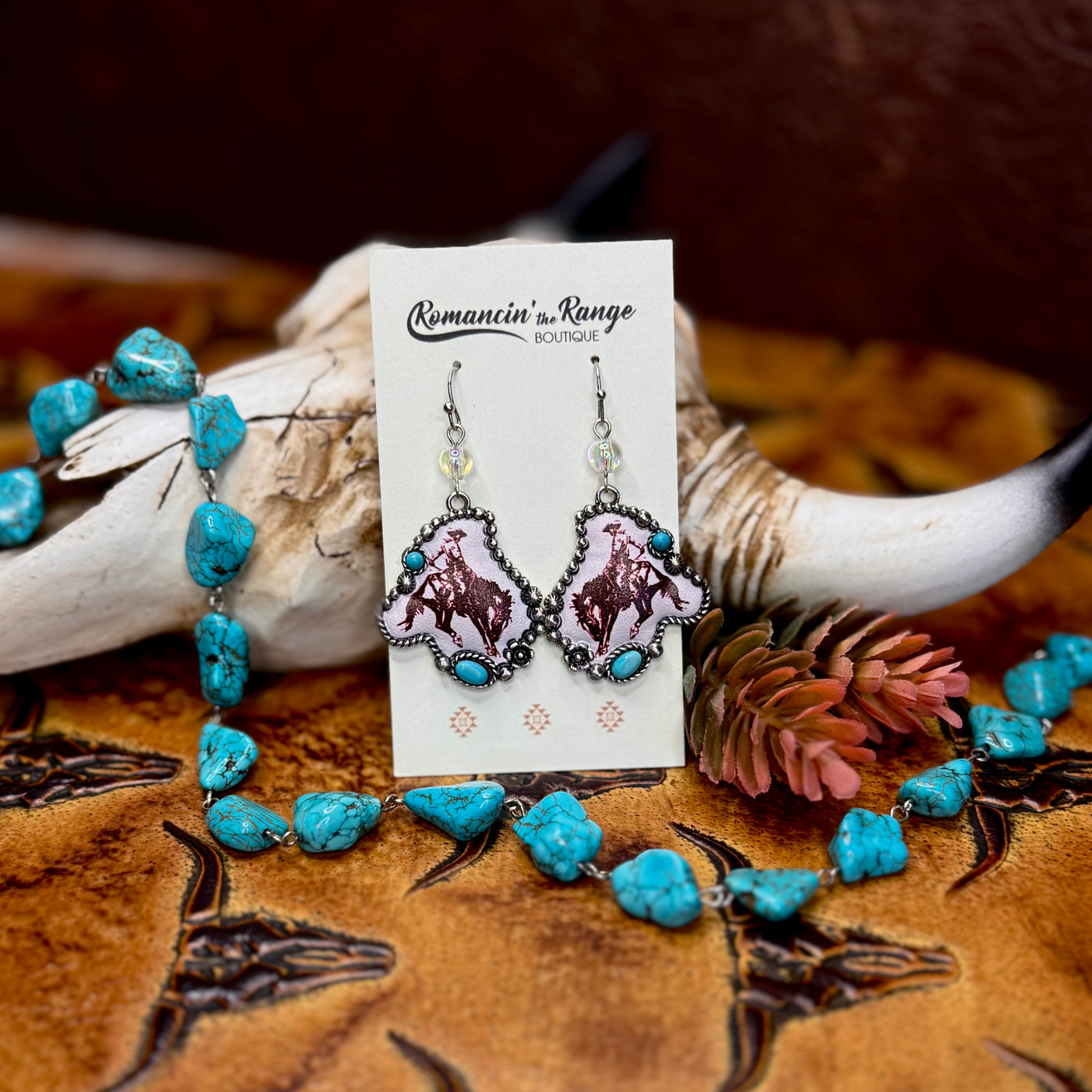 BUCKIN' BRONC EARRINGS