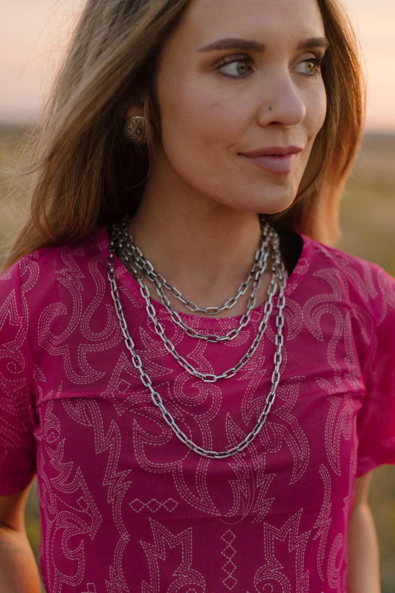 RANCH HAND CHAINS NECKLACE – Romancin' the Range Boutique