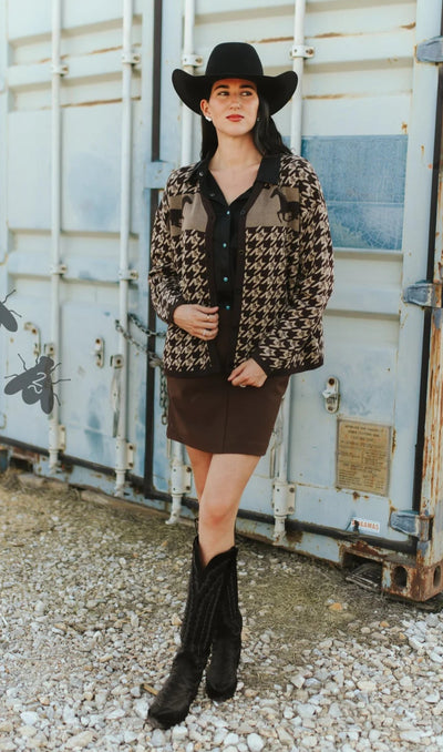 UPTOWN PONY CARDIGAN