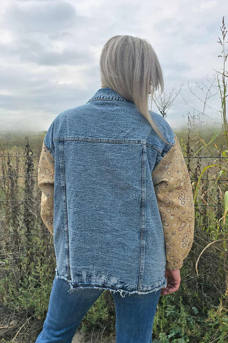 BANDANA COUNTRY DENIM SHACKET