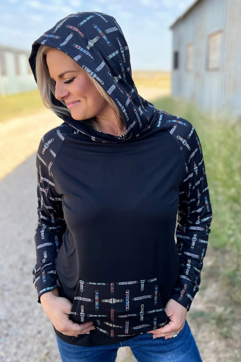 CINCHED UP T-SHIRT HOODIE