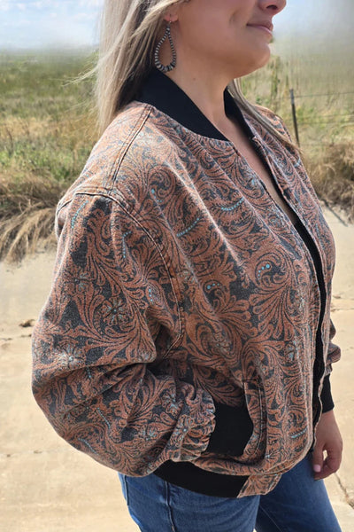 KEEP IT WESTERN BOMBER JACKET