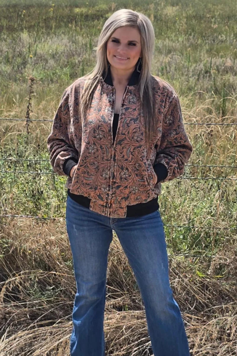 KEEP IT WESTERN BOMBER JACKET