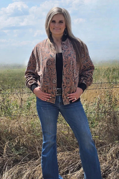 KEEP IT WESTERN BOMBER JACKET