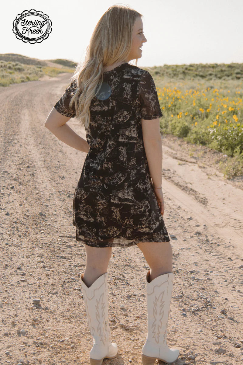 RODEO ROAD MESH Dress