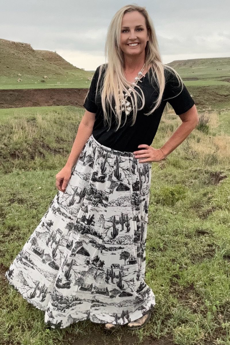 THE OLD DAYS MAXI SKIRT