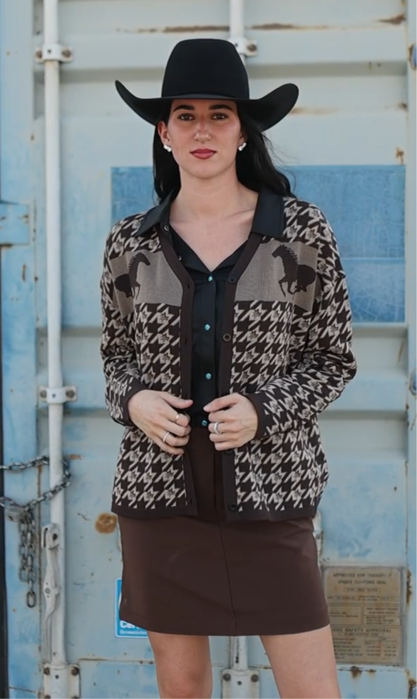 UPTOWN PONY CARDIGAN