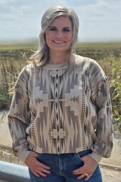 WYOMING AZTEC SWEATER